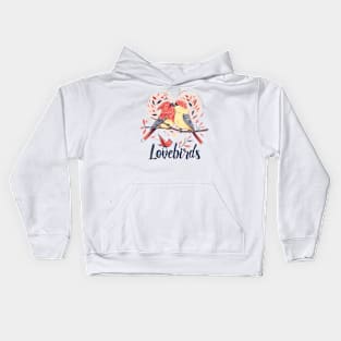 lovebirds lover Kids Hoodie